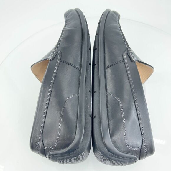 Ecco Men's Classic Moc Loafer Size 40 6 Driving Shoe Black Leather Slip On Comfy - Picture 12 of 14